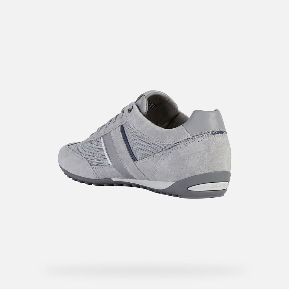 Geox Erkek Spor Ayakkabı Gri - Wells - SOC-475182